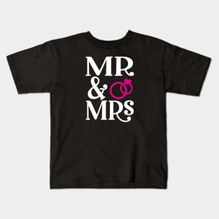 Mr and Mrs Wedding Kids T-Shirt